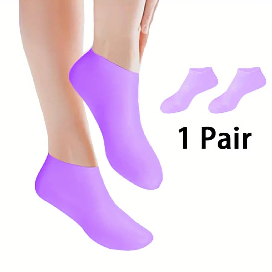 silicone moisturizing foot socks — image 4