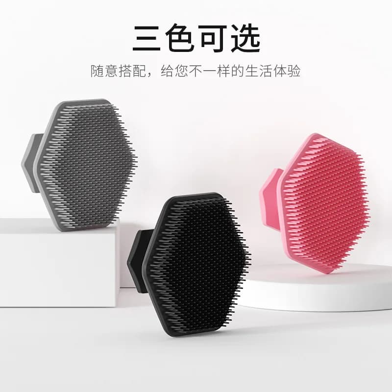 silicone facial cleansing brush for men — image 4