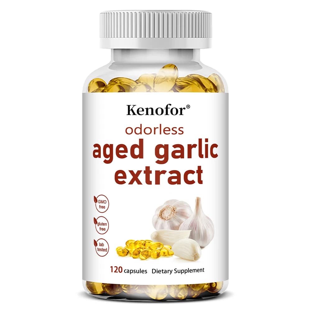 odorless aged garlic extract bottle — image 8