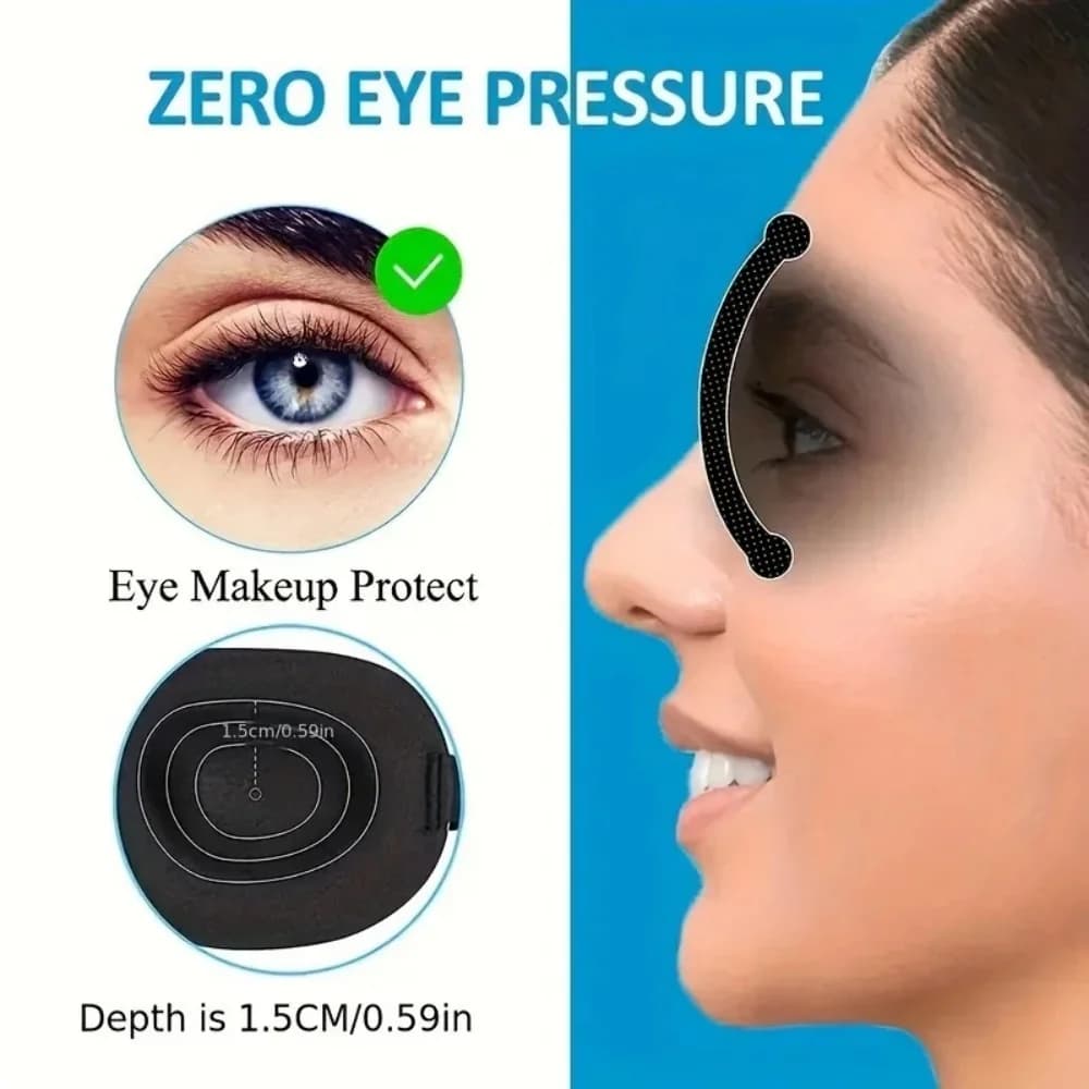 3D memory foam sleep mask covering eyes — image 4