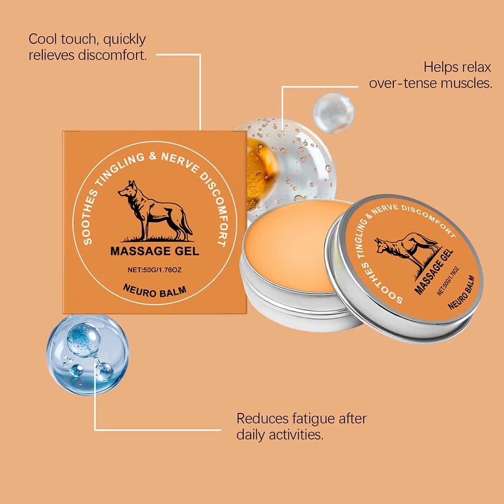 herbal nerve relief balm with magnesium and menthol — image 2