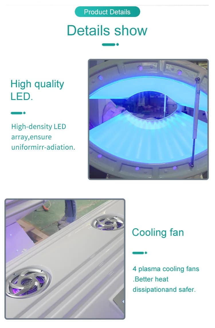 Home UV Tanning Bed, In Stock, Tanning Booth, UV Light Therapy — image 6