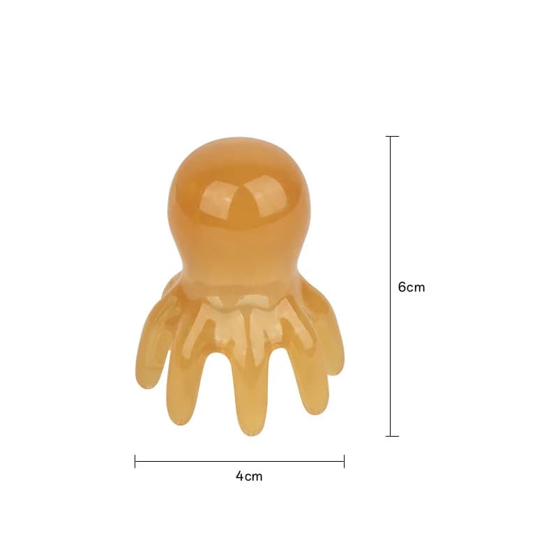 Octopus resin massage comb for scalp and meridian scraping — image 8