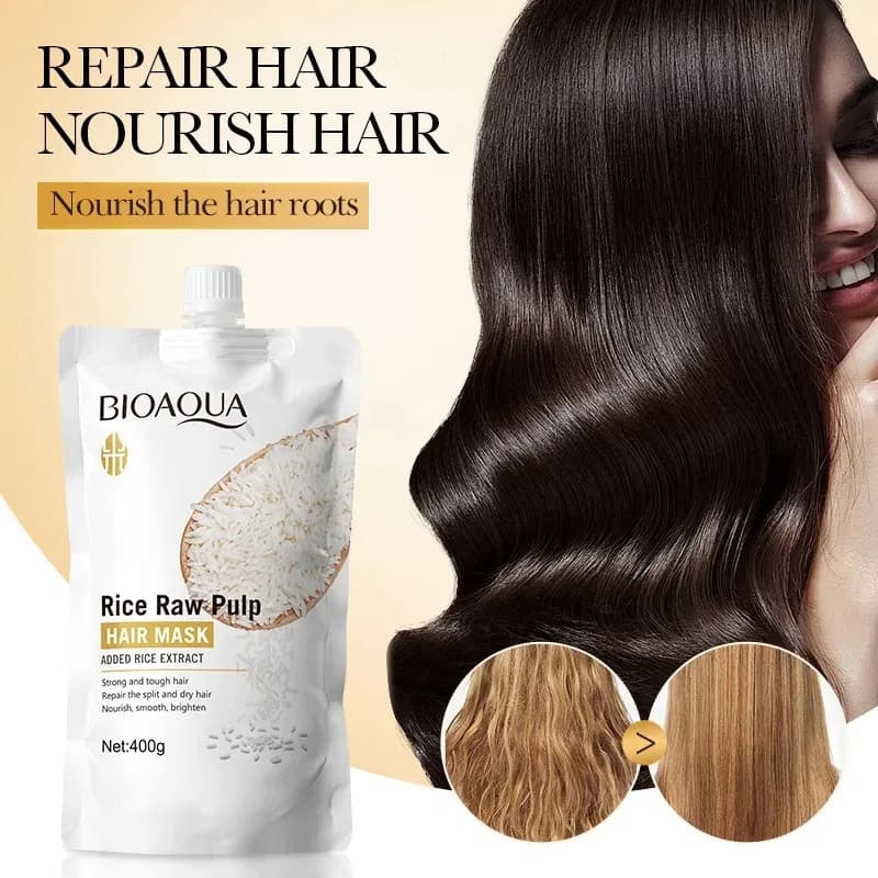 Rice Magic keratin hair mask tube — image 3