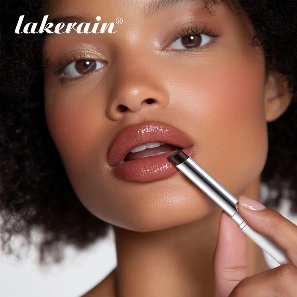Vitamin E tinted lip balm in black honey shade — image 1