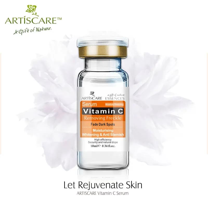 Artiscare Vitamin C and Hyaluronic Acid serum bottles — image 3
