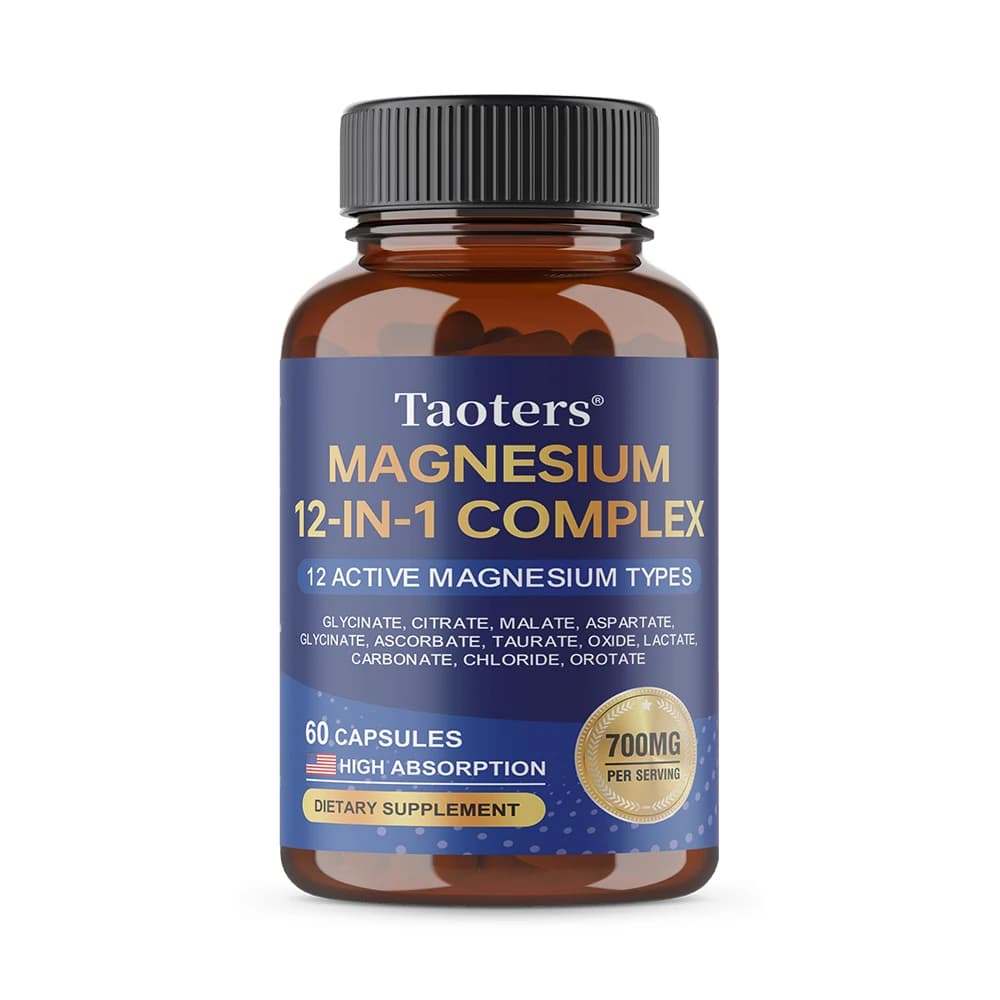 bottles of magnesium complex supplement with multiple forms — image 8