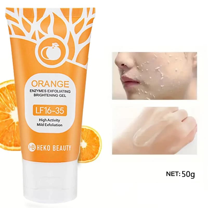 orange exfoliating gel tube — image 7