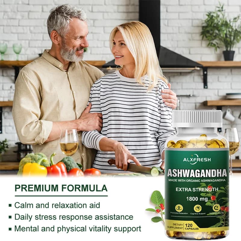 Organic ashwagandha root extract capsules — image 4