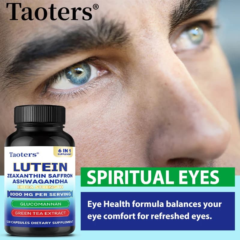 bottle of lutein and zeaxanthin eye support capsules — image 3