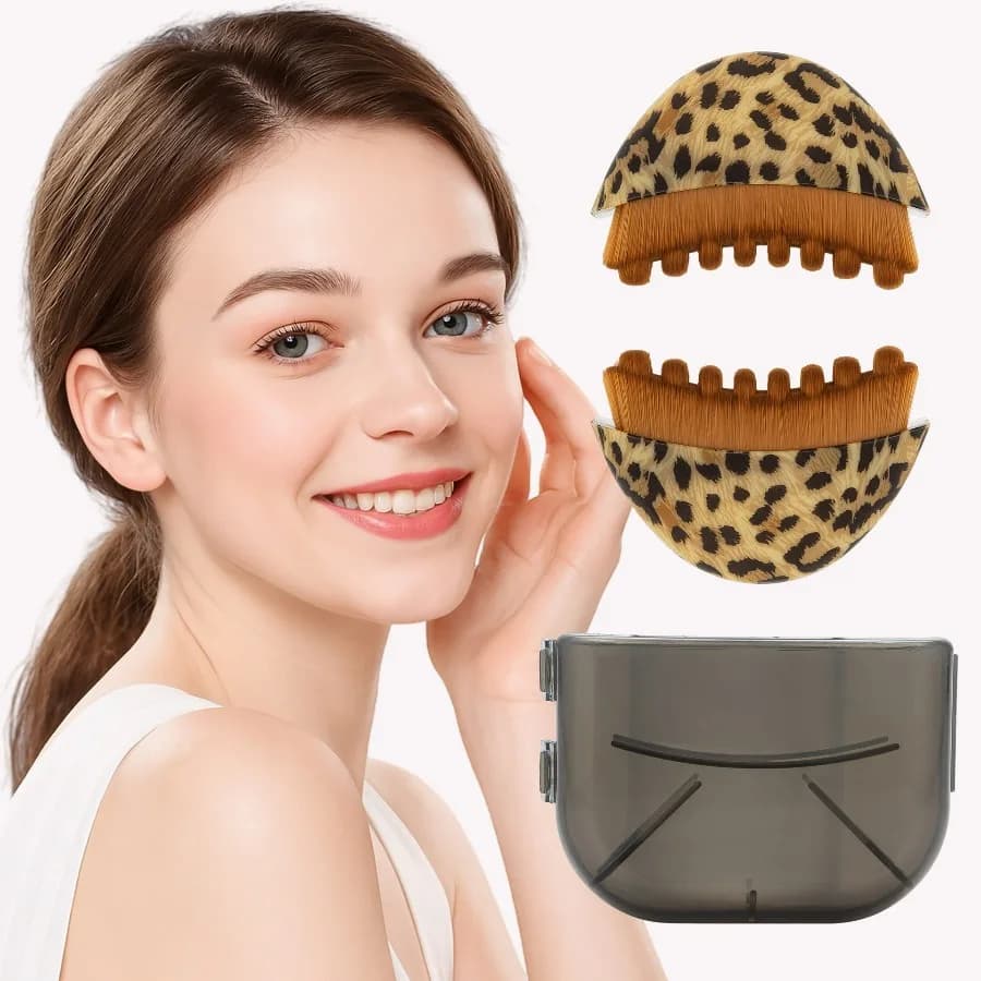ergonomic facial massage brush for face and jawline — image 5