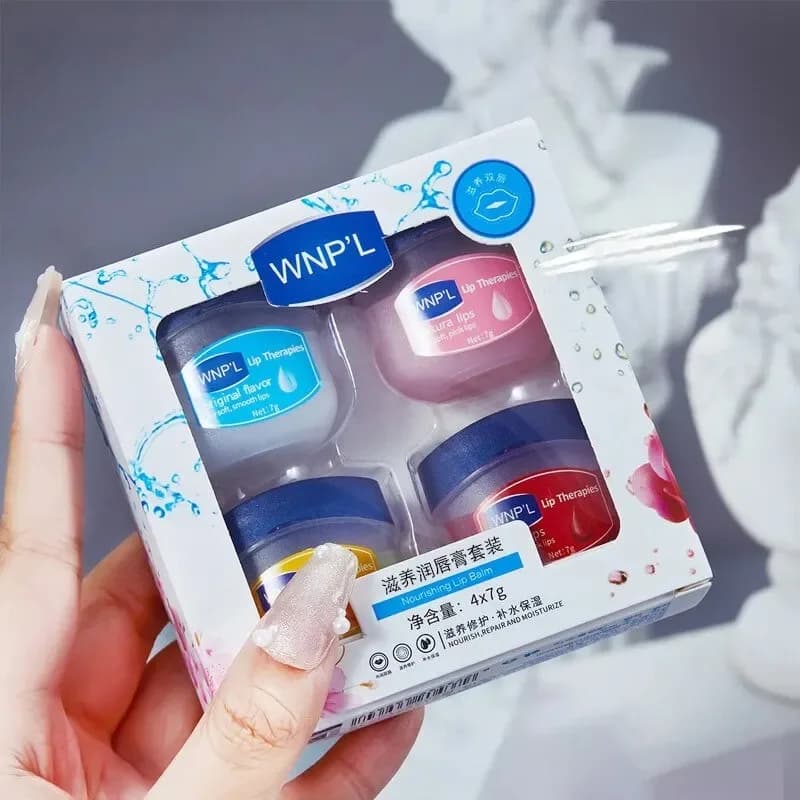 set of moisturizing whitening lip balms — image 4