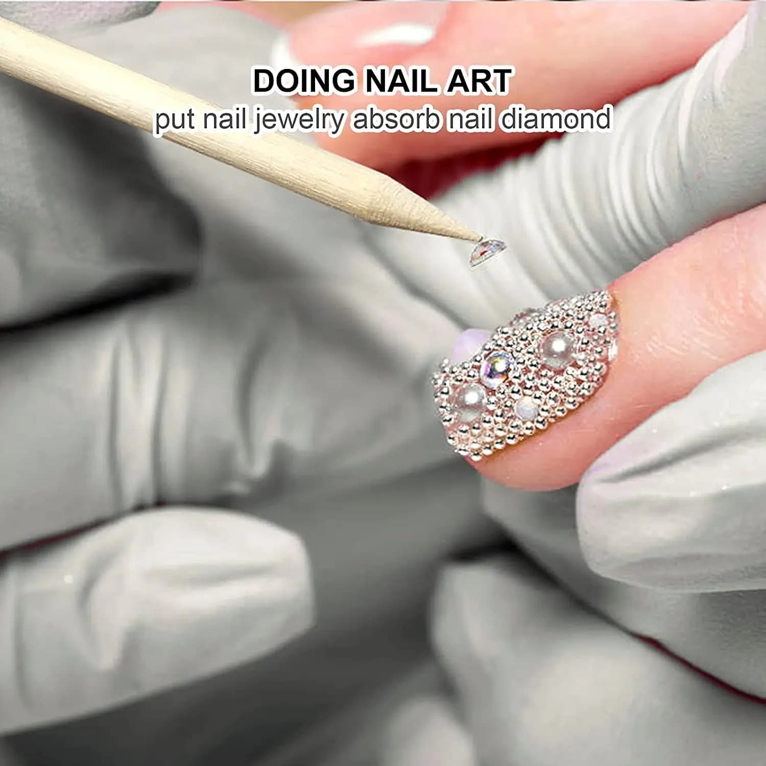 orange wood nail art and cuticle pushers — image 4