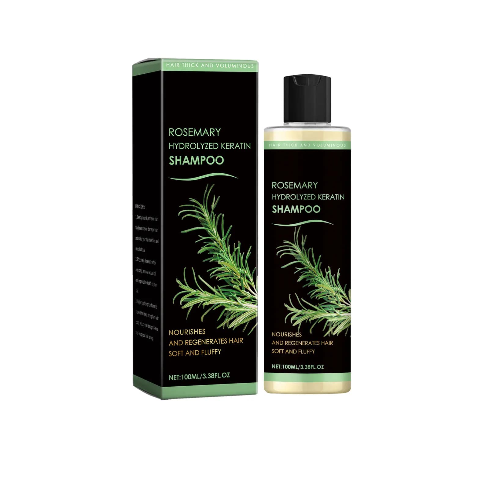 bottle of rosemary natural shampoo — image 7