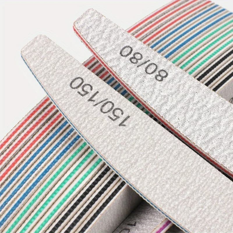 Set of professional nail files with 80‑240 grit sandpaper — image 6