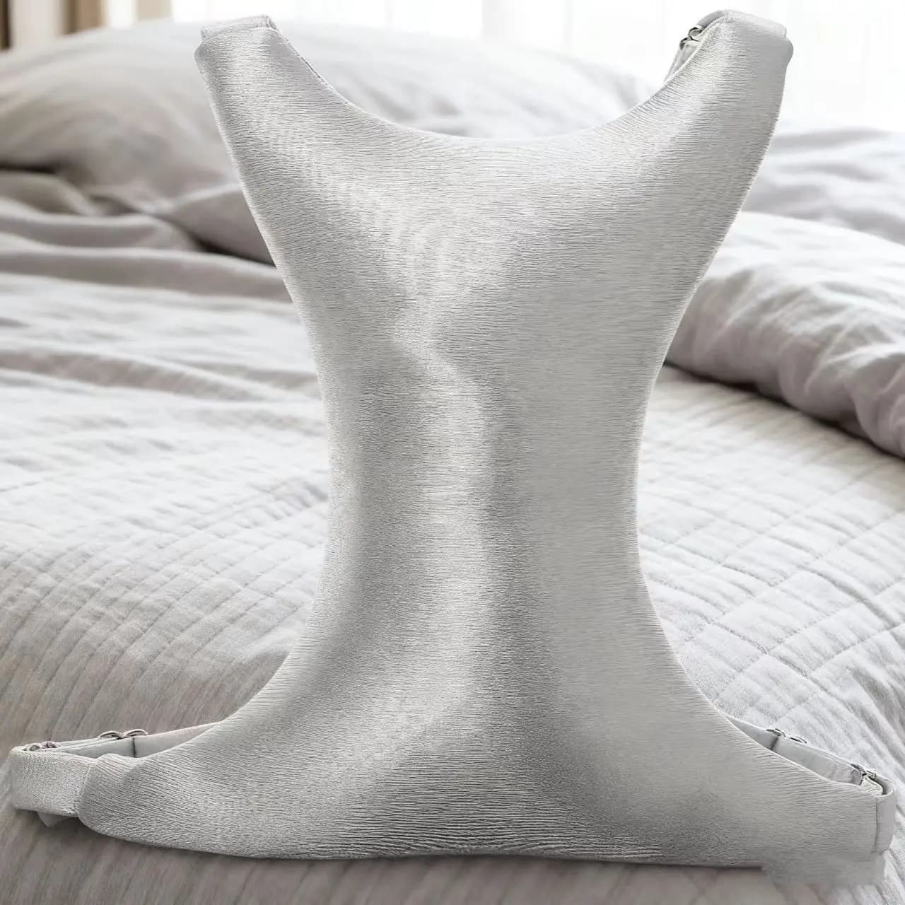 Anti-wrinkle chest pillow for side sleeping — image 6