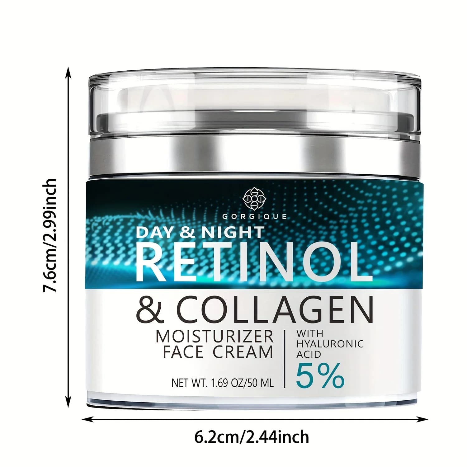 Gorgique retinol face moisturizer jar — image 7