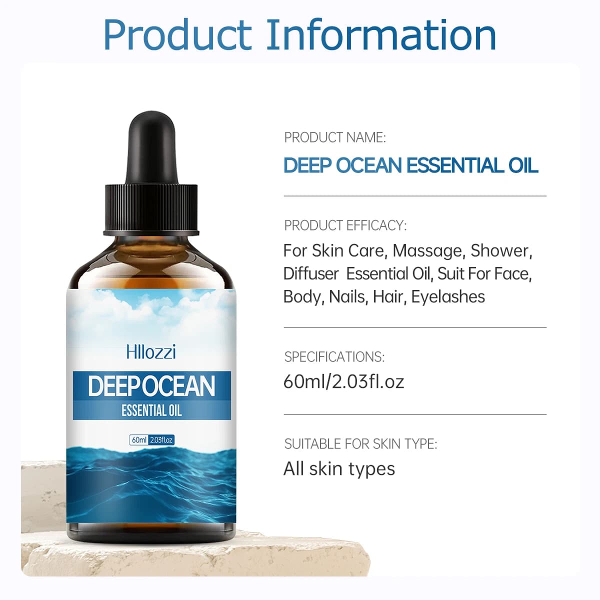 bottle of deep ocean essential oil — image 6