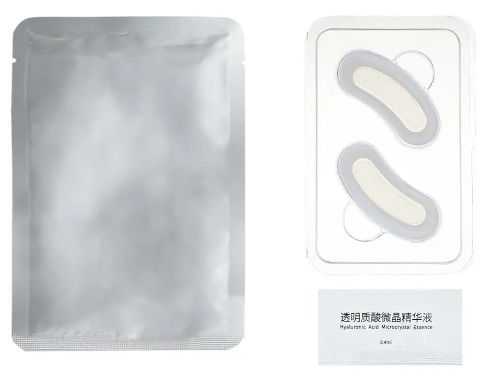 microneedle hyaluronic acid eye patch pack — image 7