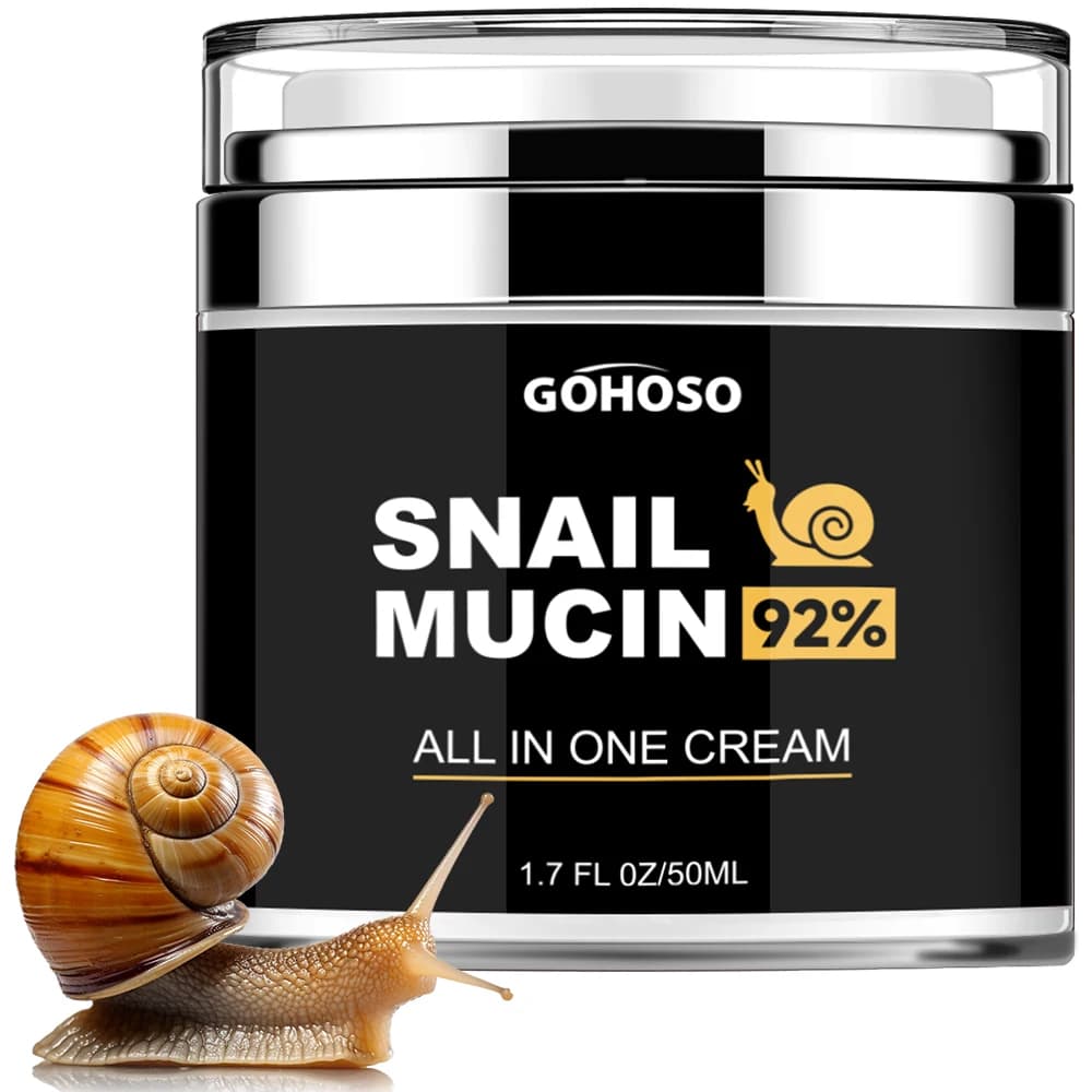 snail mucin face cream tube — image 4