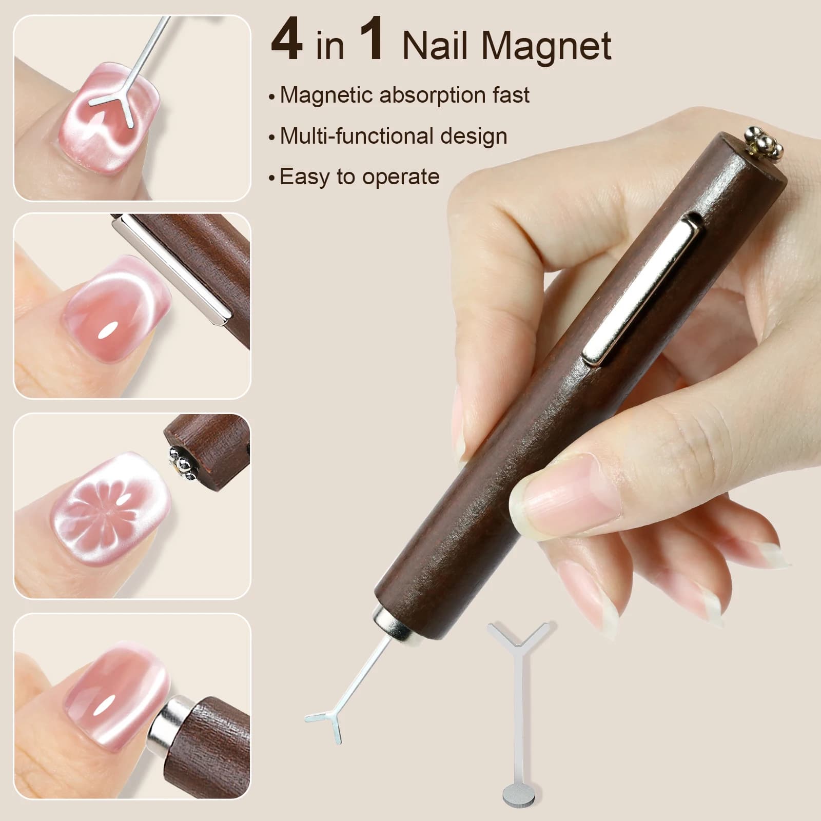 magnetic cat's eye gel in large cylinder — image 8