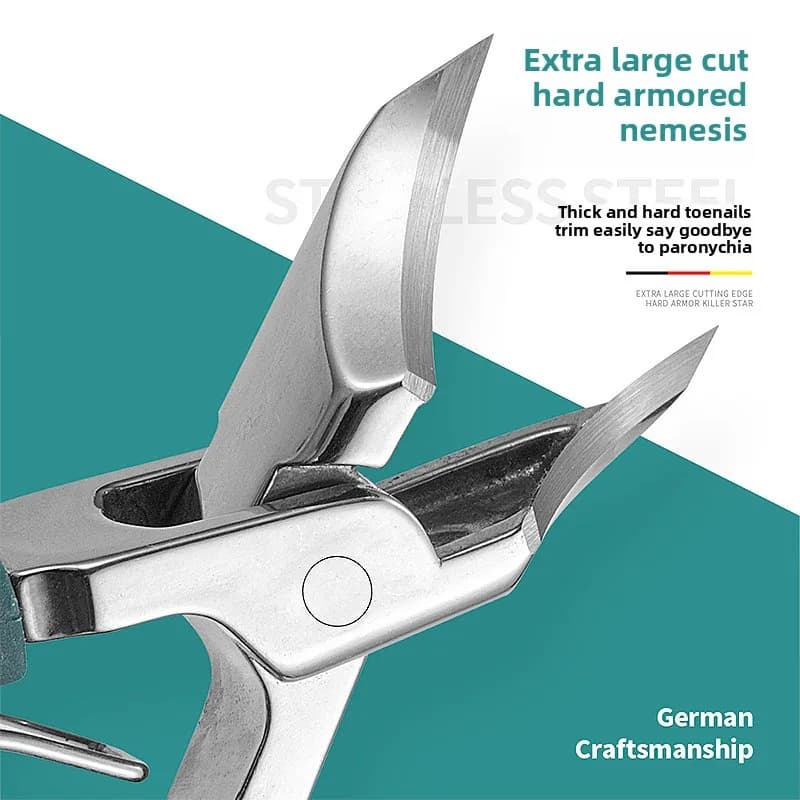 stainless steel toenail clipper for ingrown nails — image 3