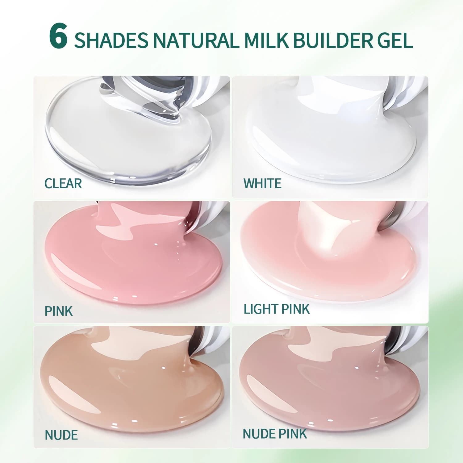 milky smooth HEMA-free builder gel tube — image 2