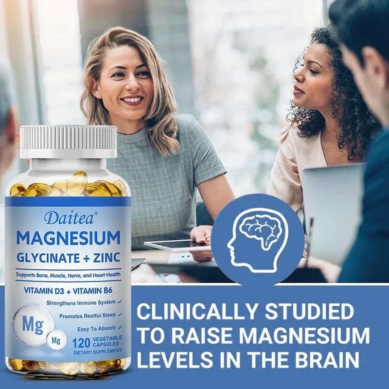 bottles of magnesium zinc vitamin d3 supplement — image 5