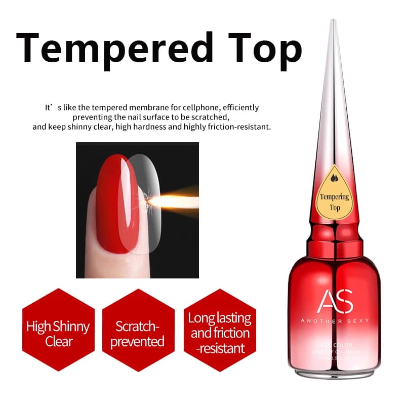 15 ml diamond top coat gel nail polish — image 5