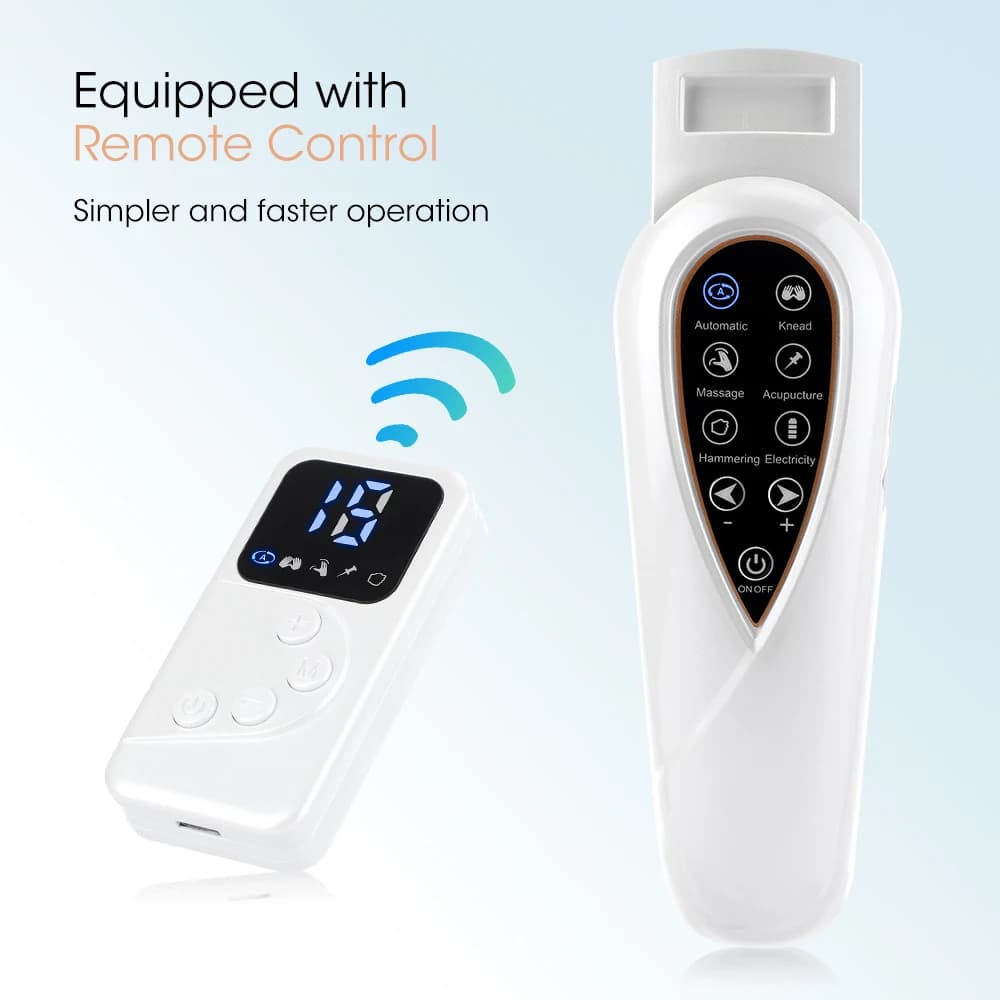 Rechargeable V‑Face portable facial massager with LED display — image 3