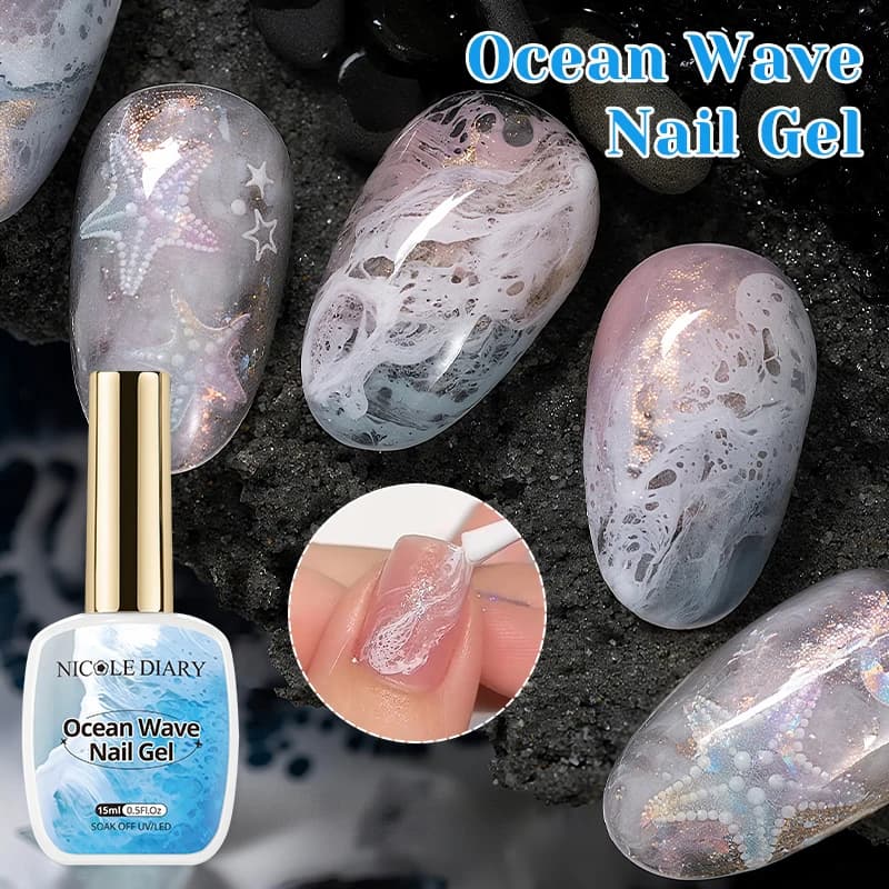 white gel nail polish in a 15 ml bottle — image 1