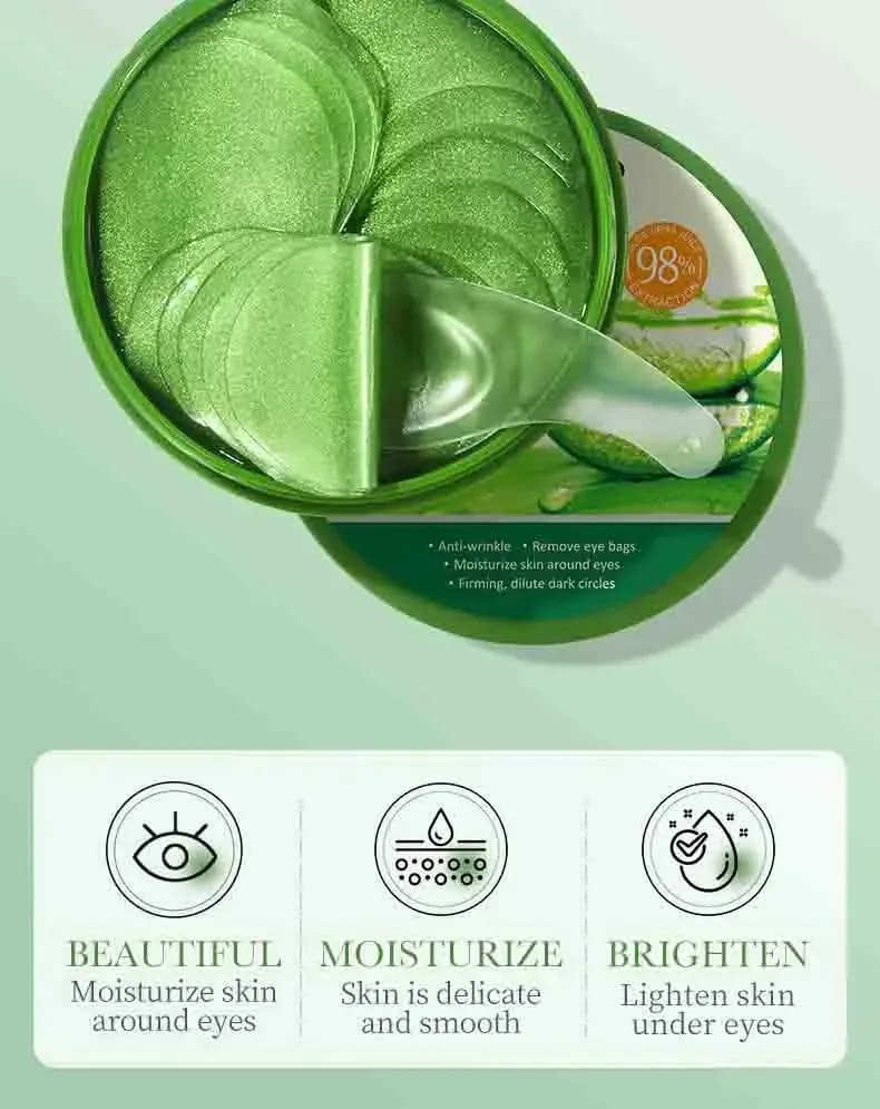 Aloe vera collagen eye mask sheet pack — image 4