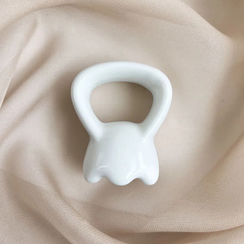 ceramic gua sha ring massager — image 6