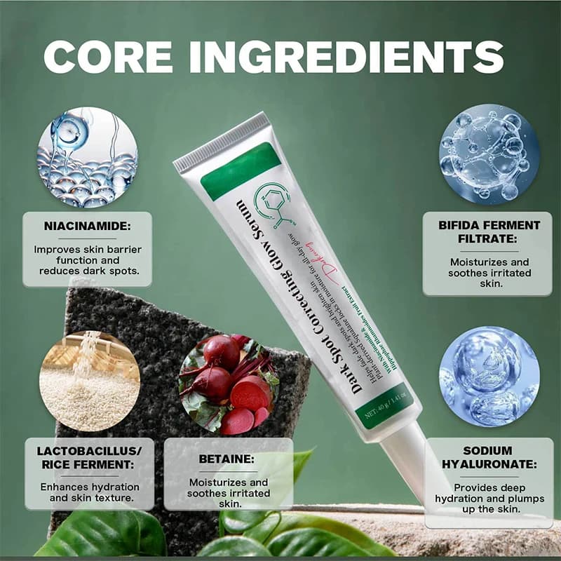 dark spot correcting glow serum bottle — image 6