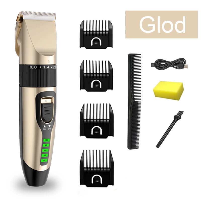 wireless hair clipper with LED display and ceramic blade — image 8