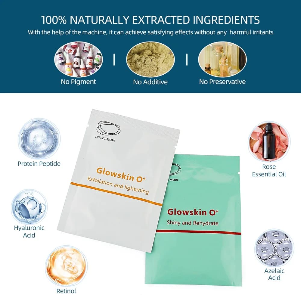 handheld CO2 oxygen bubble facial machine with gel capsules — image 4