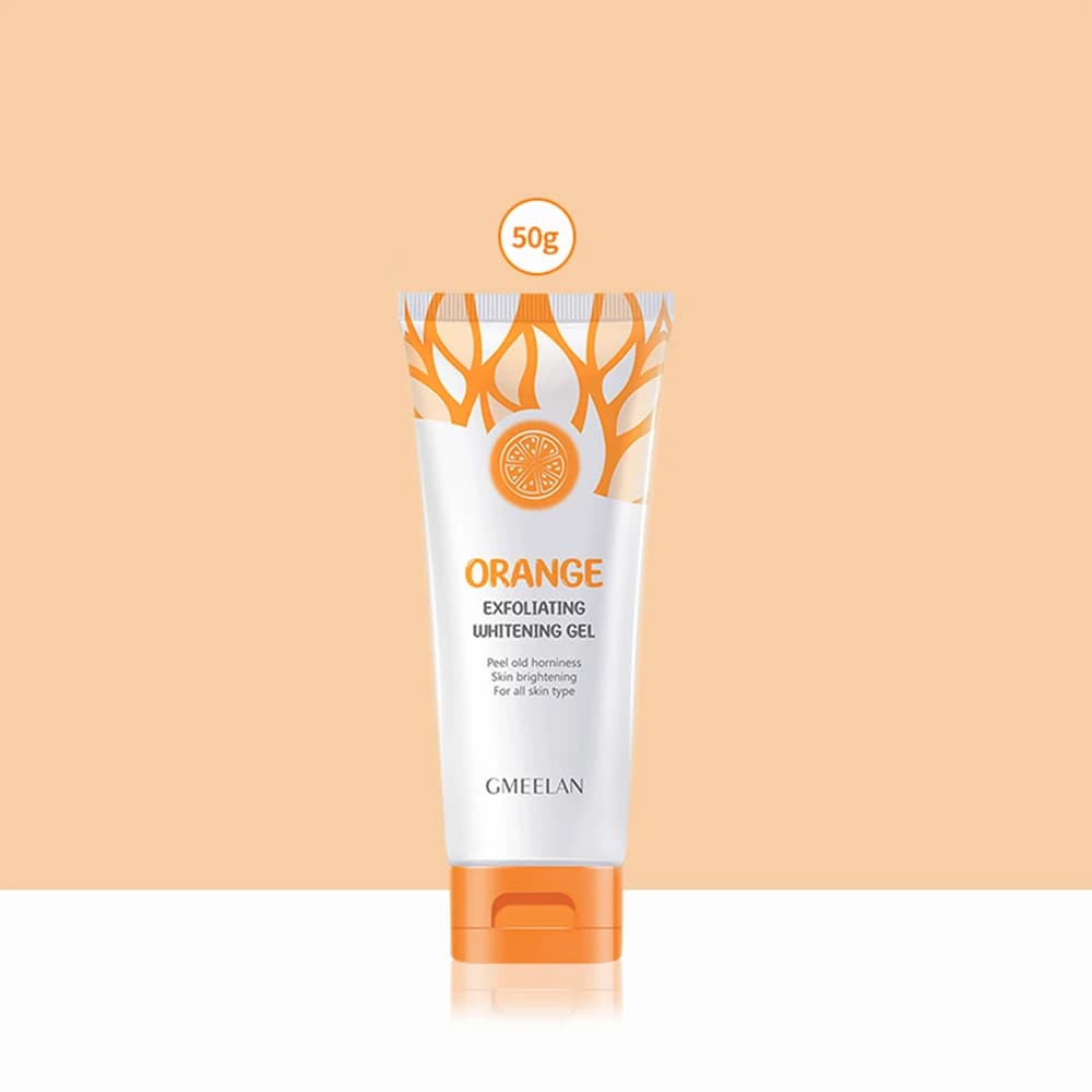 orange exfoliating gel tube for brightening skin — image 7