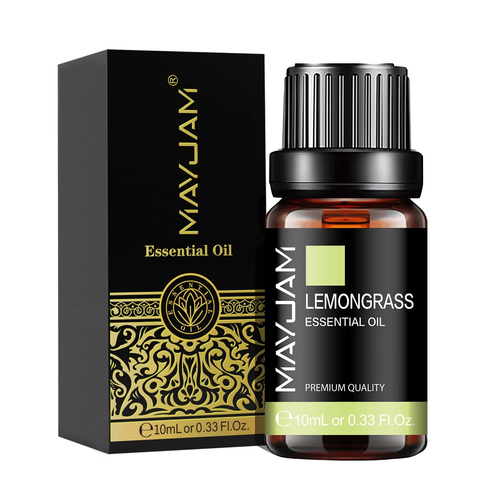 bottles of citronella jasmine eucalyptus sweet orange essential oil blend — image 7