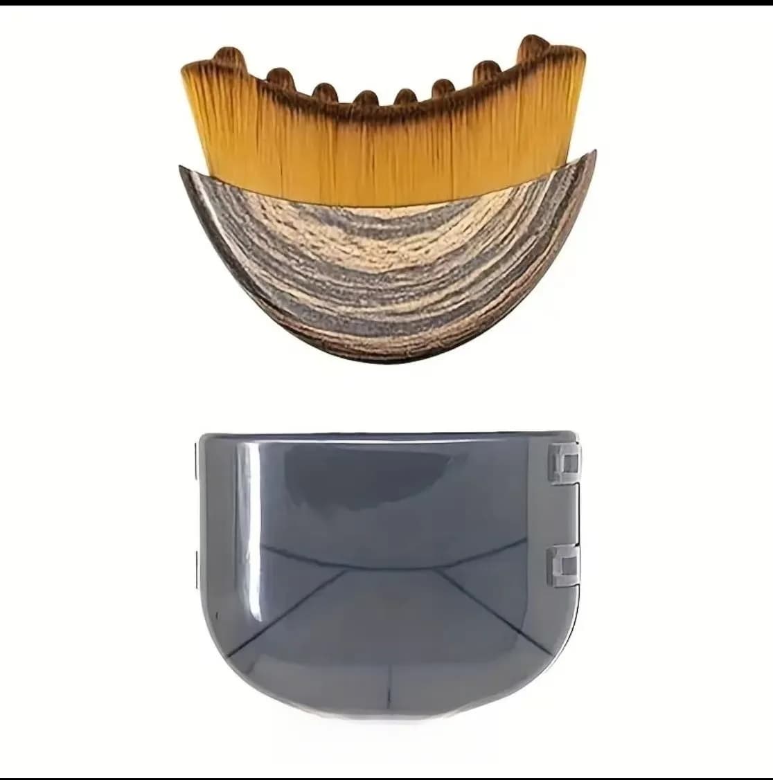 soft bristle portable facial brush for lymphatic massage — image 5