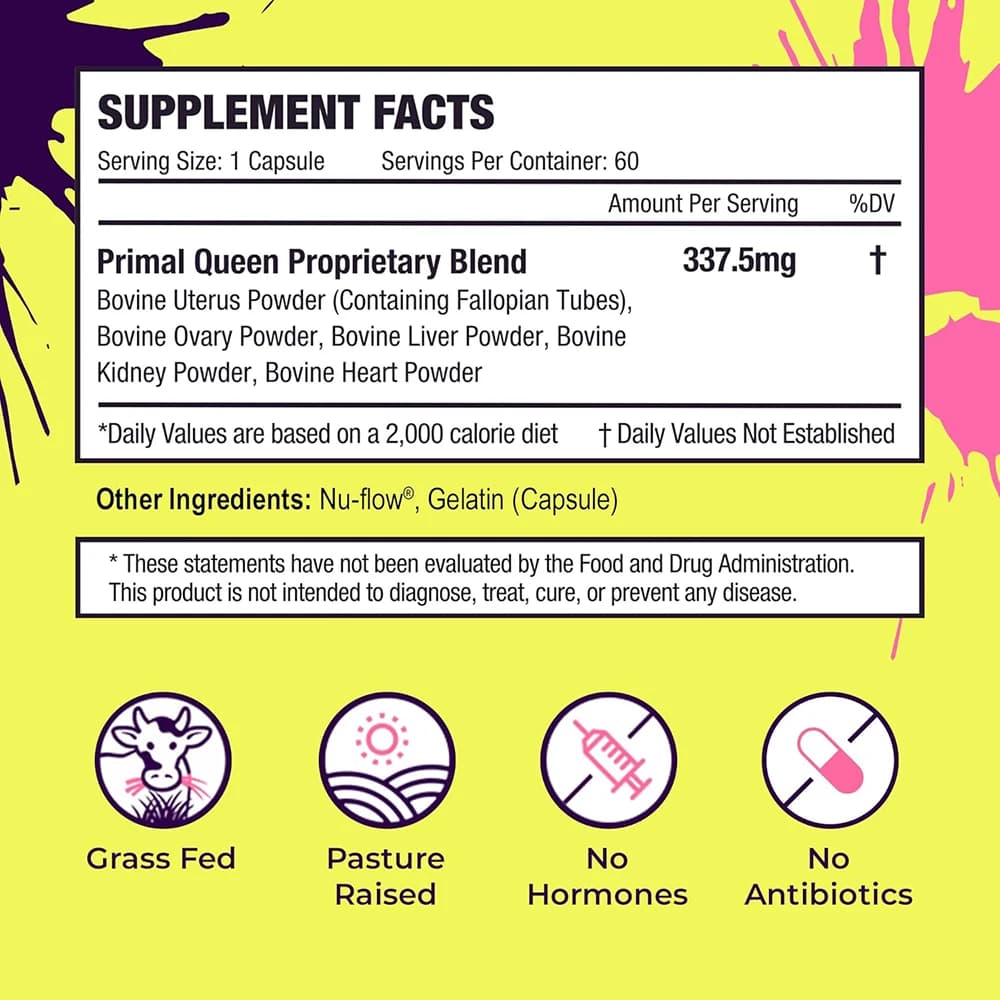 Grass-fed beef organ supplement capsules for women — image 6