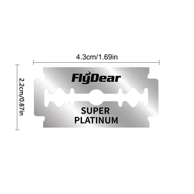 Stainless steel double‑blade manual razor — image 4