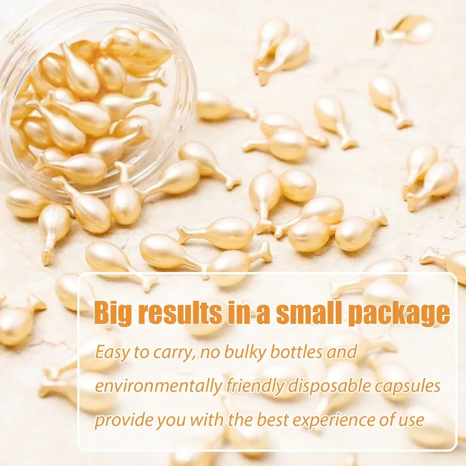 collagen face care capsules serum bottle — image 3