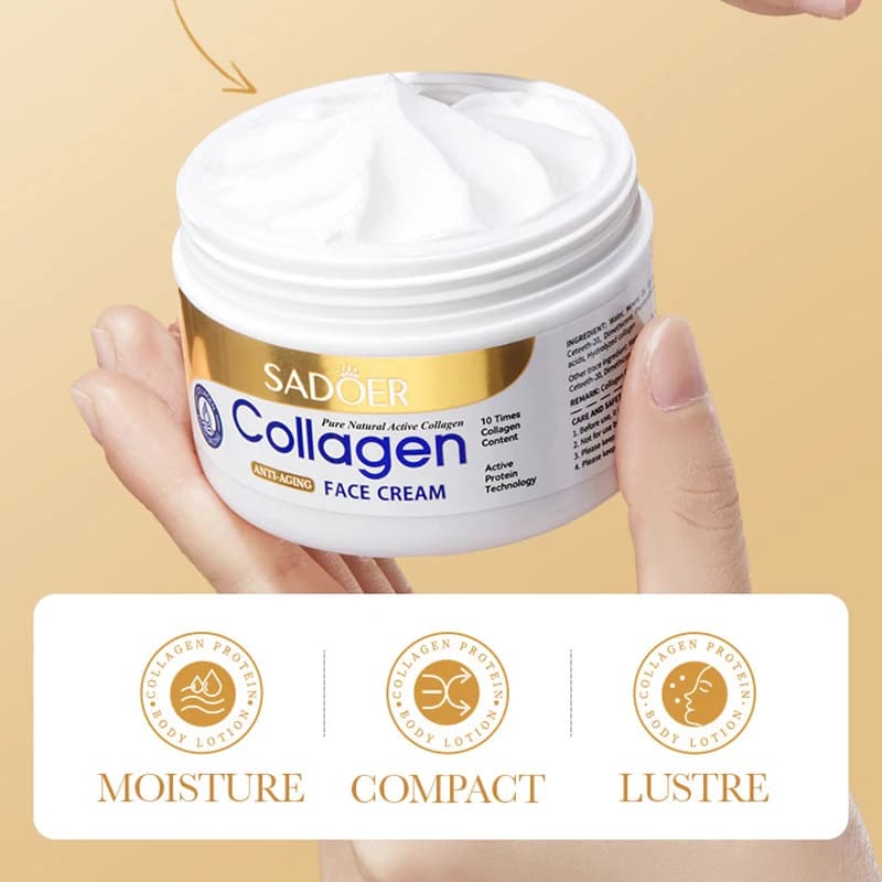 SADOER collagen firming face cream tube — image 3