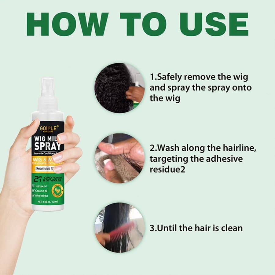 Wig Milk moisturizing spray bottle 100 ml — image 6