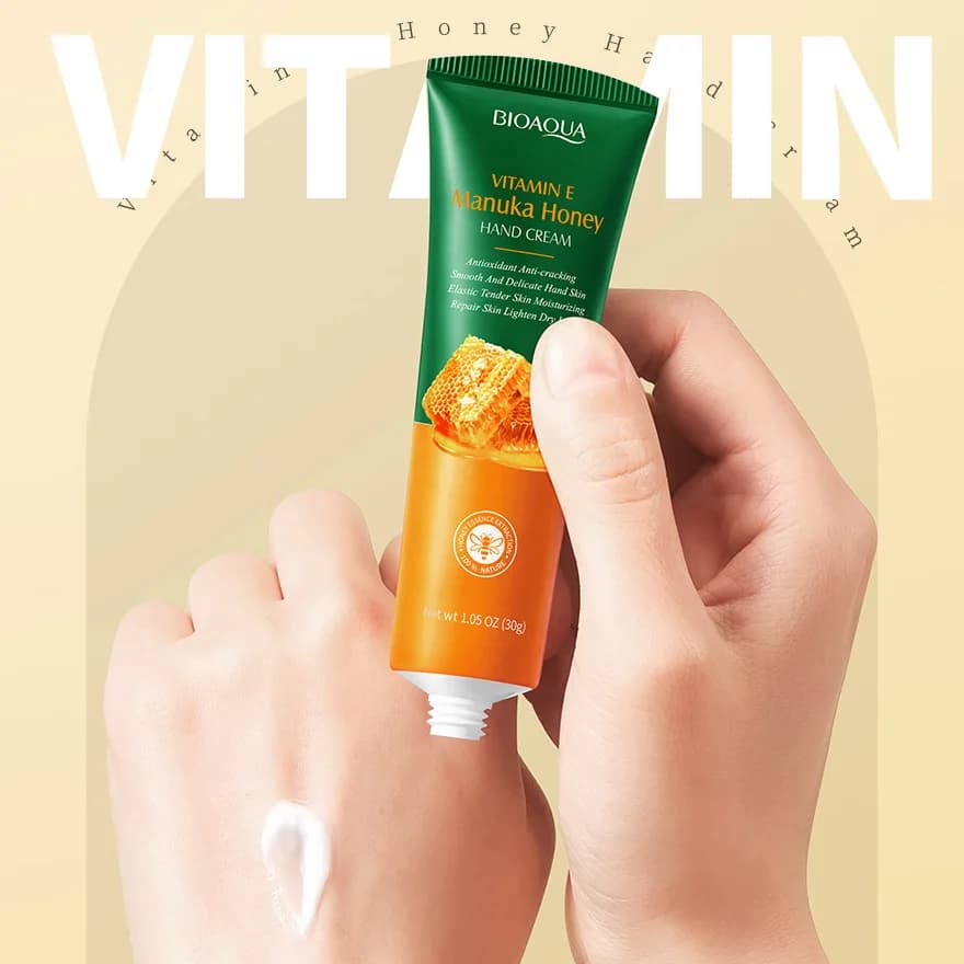 Vitamin E honey hand cream tube — image 6