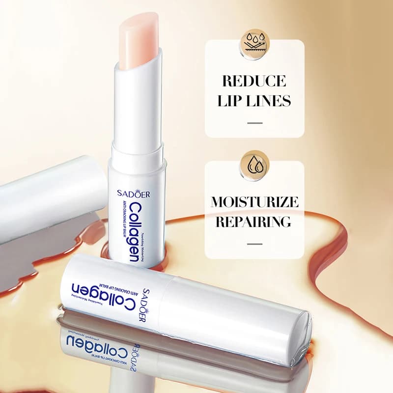 collagen moisturizing lip balm tube — image 2