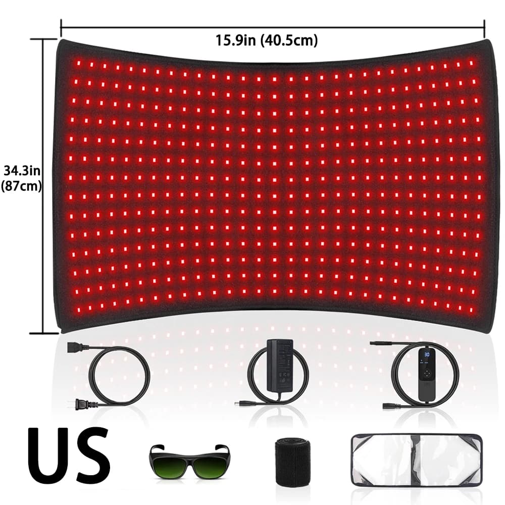 Red light therapy heating pad for waist, back and shoulders — image 8