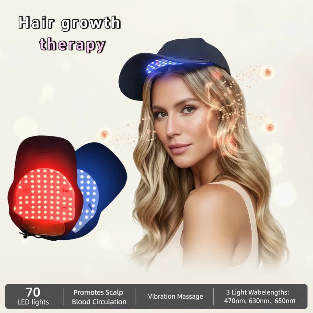 Red Light Hair Growth Cap with Infrared Therapy