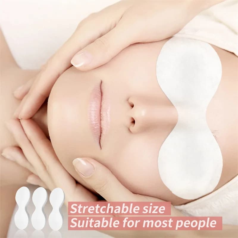 pack of 100 disposable ultra‑thin cotton eye masks — image 4