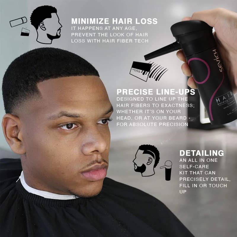 hair building fiber powder set — image 5